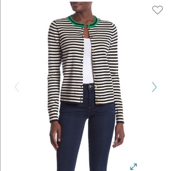 J. Crew striped cardigan - www 